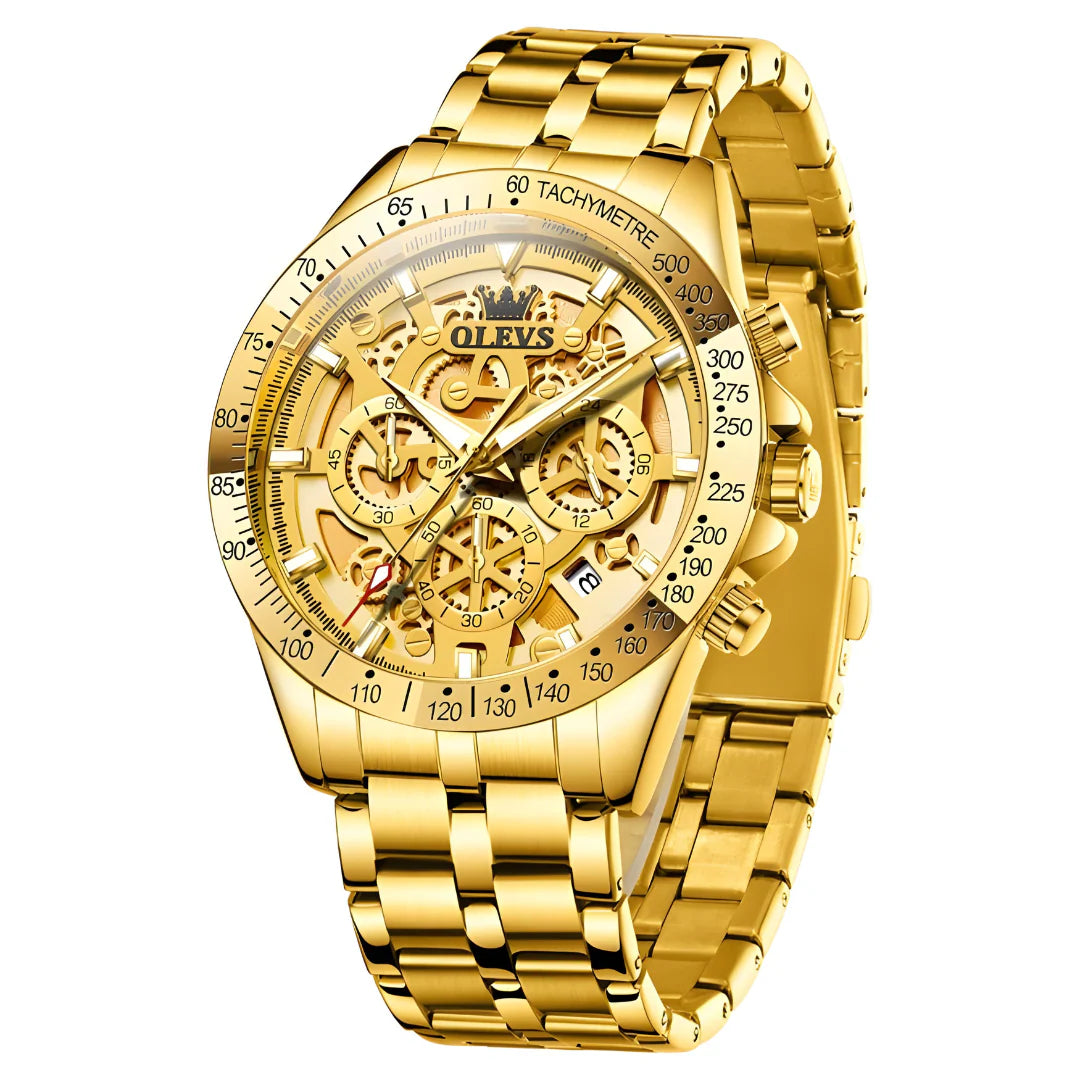 Golden Edge Luxury Watch